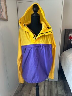 Patagonia Yellow Hooded Shell Jacket